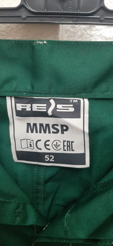 Spodnie zielone robocze REJS 52/XL