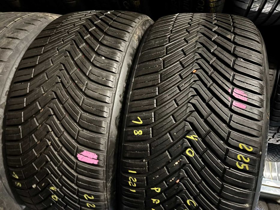 2X OPONY CAŁOROCZNE 225/40R18 92Y Continental AllSeason 4S 7.7MM 2022R