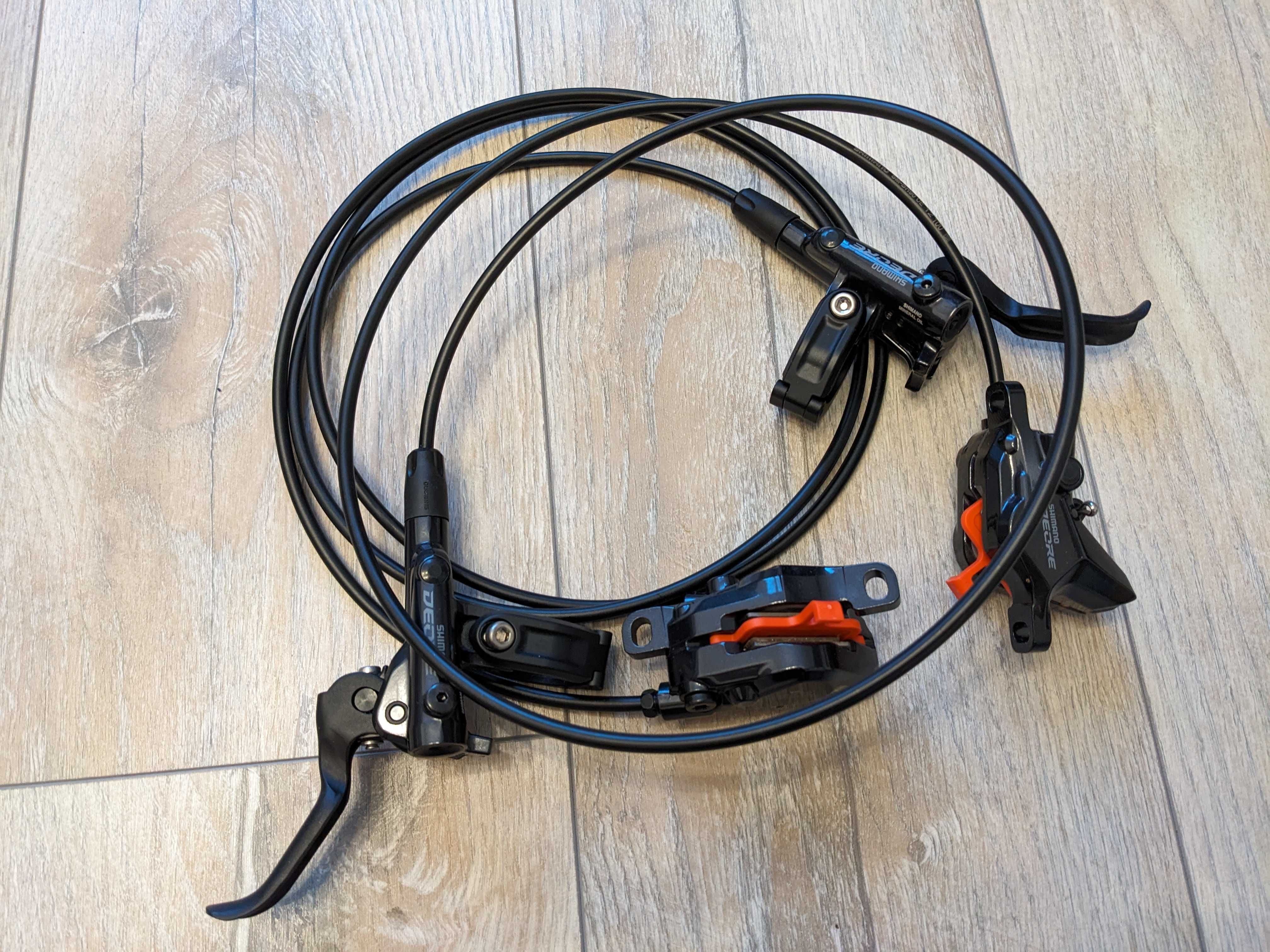 Nowe hamulce hydrauliczne Shimano Deore BR-M6100 zestaw przód+tył