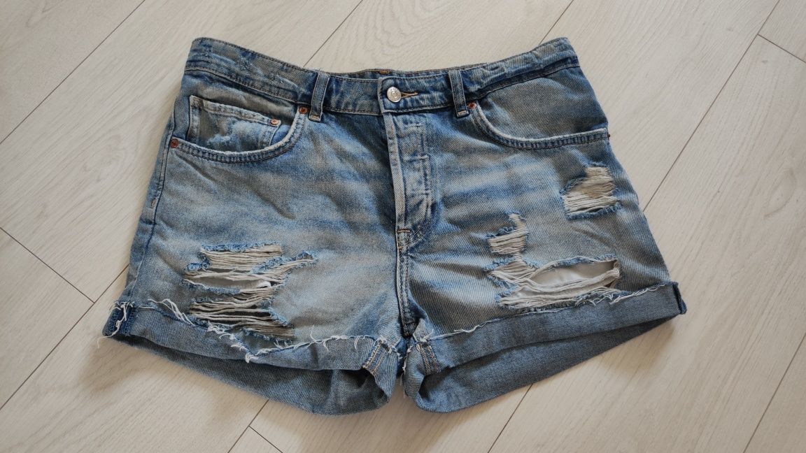 Spodenki szorty jeansowe XL
