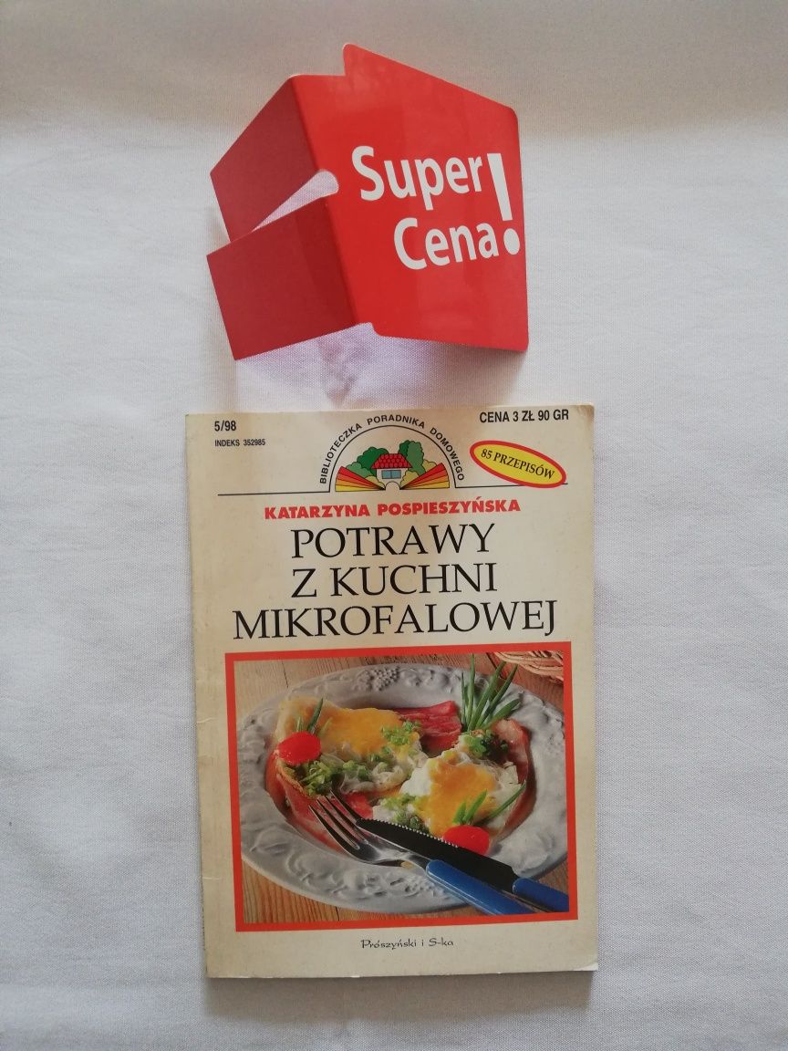 książka "potrawy z kuchni mikrofalowej" Katarzyna Pospieszyńska