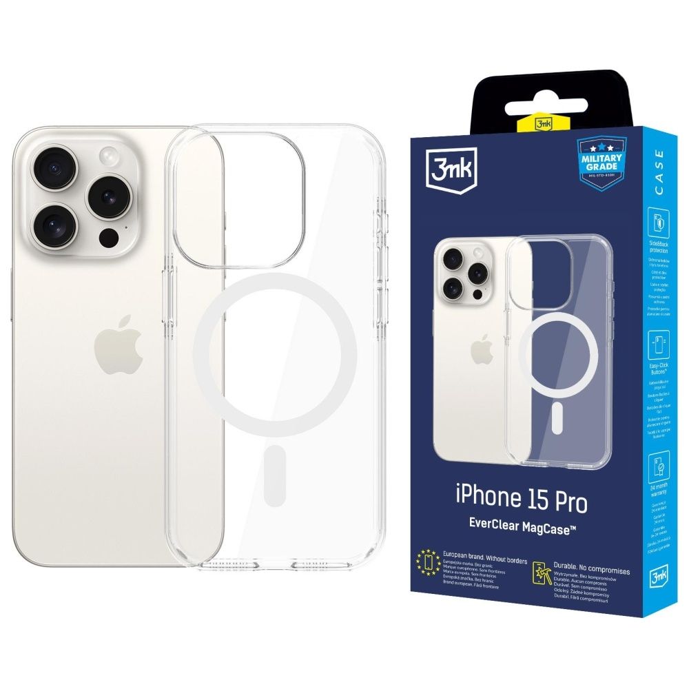 Etui 3Mk Everclear Magcase Do Apple      Iphone 15 Pro