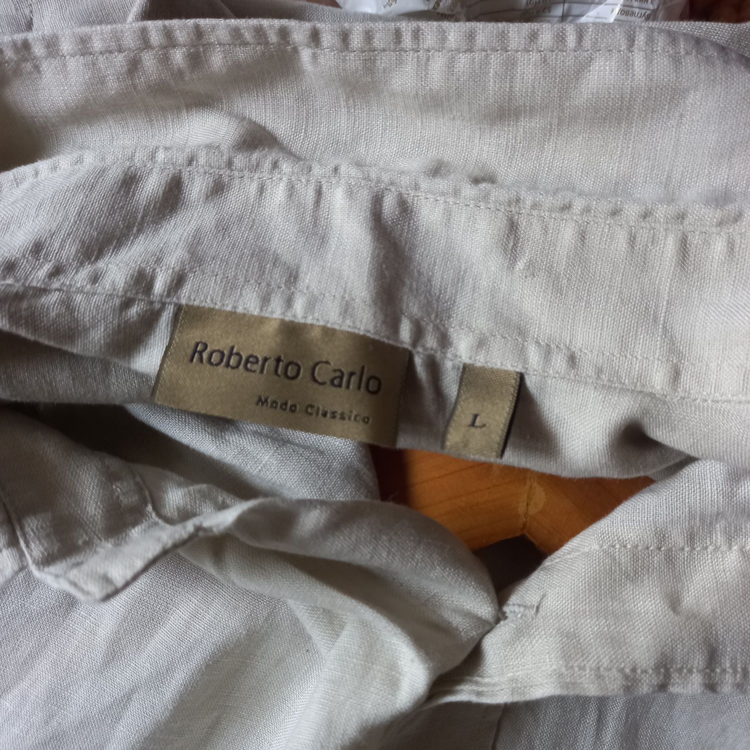 Тениска 100% лен  Roberto Carlo , L