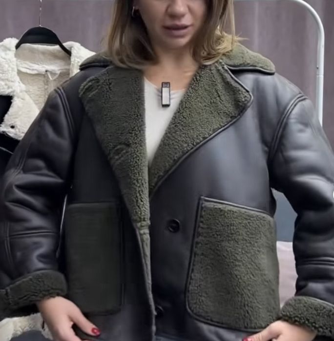 Срочно!НОВА!Дубленка фирмы Pull&Bear p. С-М