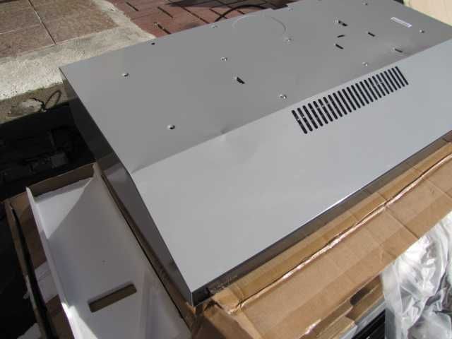 Okap kuchenny do zabudowy podszafkowy 90cm Klarstein Contempo szary