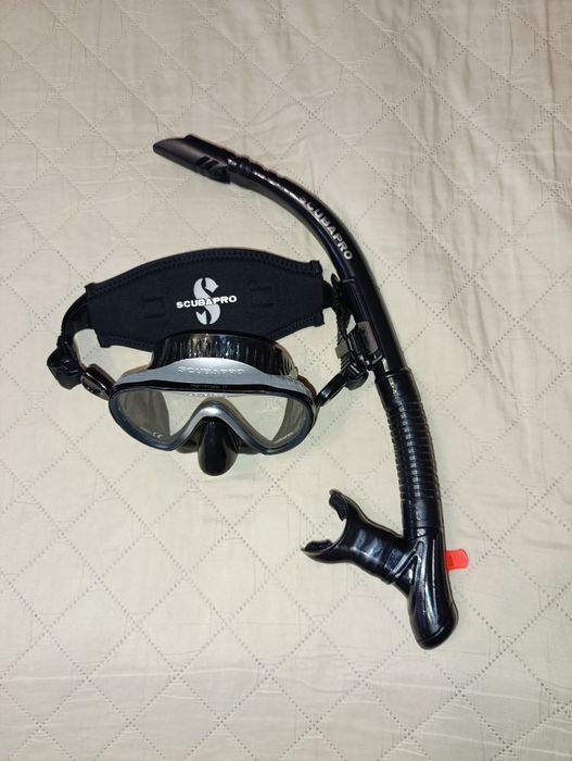 Оригинальный комплект маска +трубка для дайвинга снорклинга Synergy 2