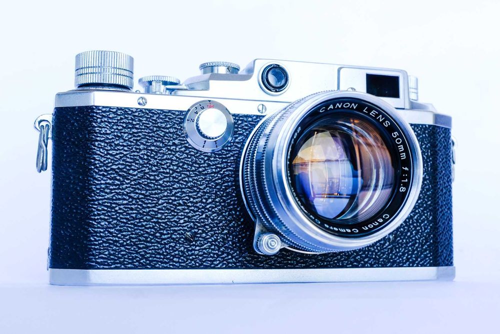 Canon II D – japońska kopia Leica IIIb po serwisie, nowa migawka