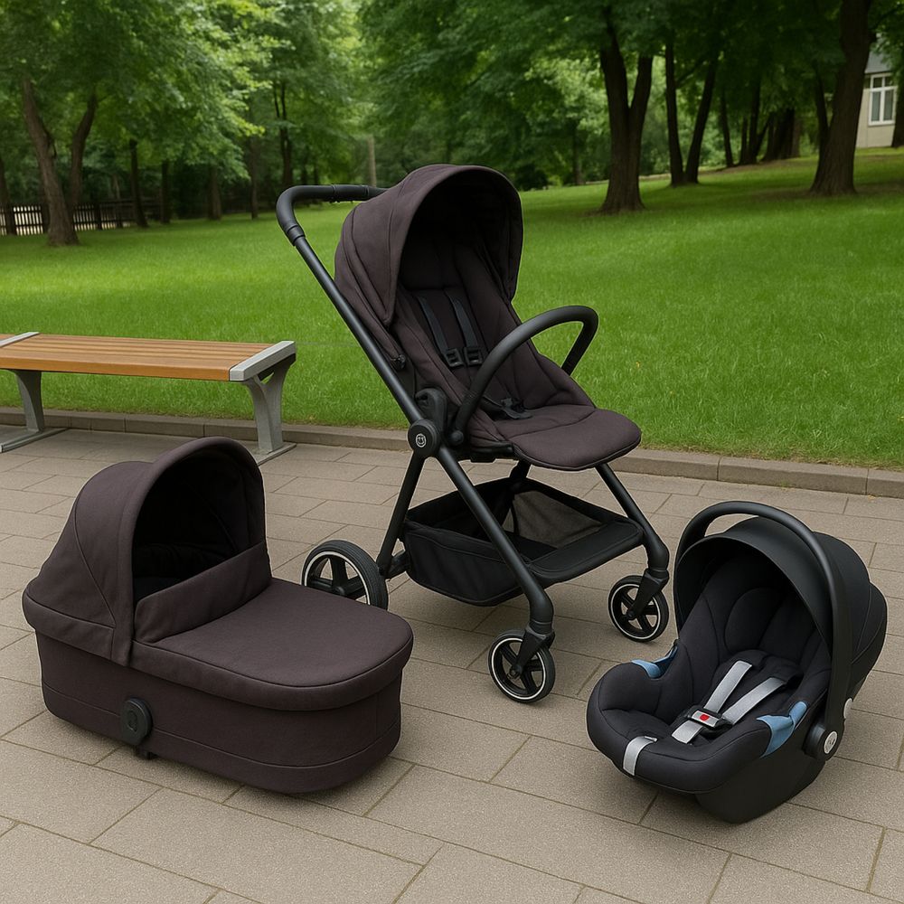 Коляска дитяча Cybex Balios S Lux black 3 в 1