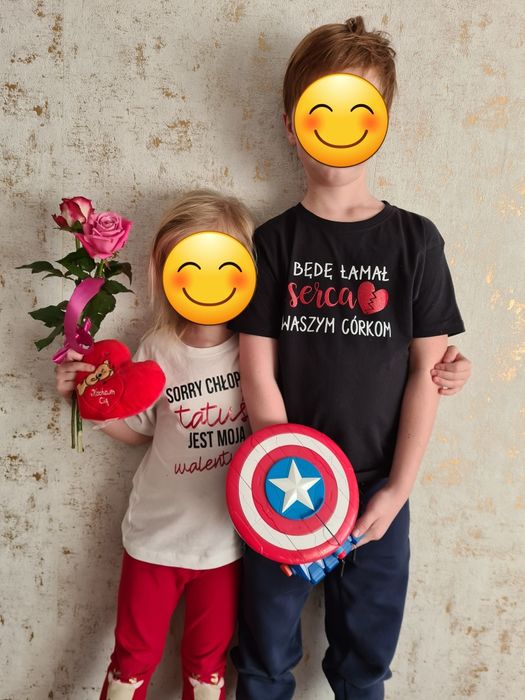 T-shirt walentynki rozm 110