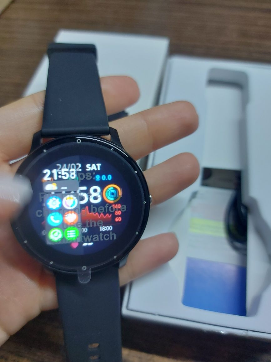 Zegarek smartwatch nowy czarny dużo funkcji
