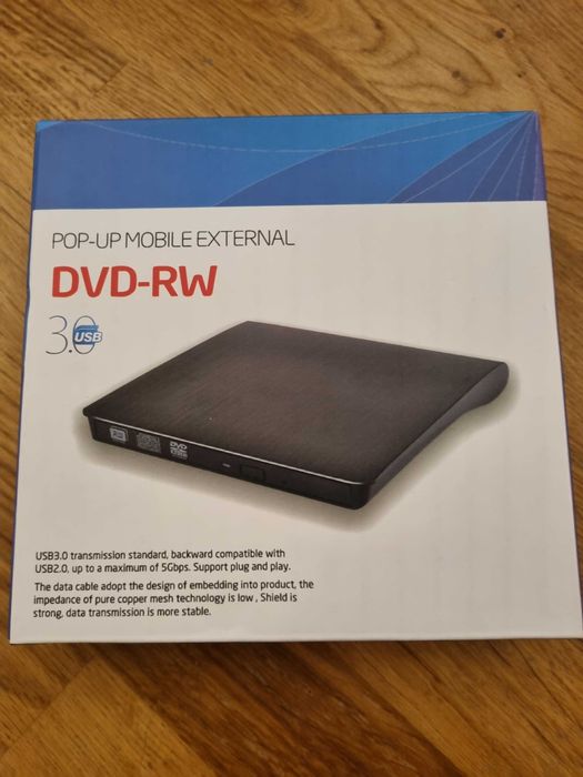 Napęd zęwnetrzny CD-RW/DVD USB 3.0 Przenośny ODTWARZACZ