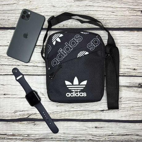 ОПТ 150грн,чорна, чоловіча, барсетка, спортивна, сумка, адидас, adidas