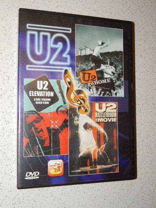 Двусторонний DVD The Videos группы U2 с тремя концертами.