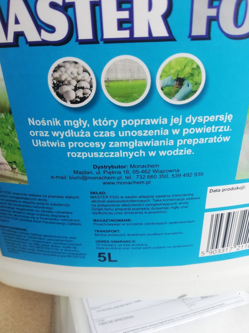 Zestaw do Zamgławiacz Perme Plus MasterFog do ciepłej mgły