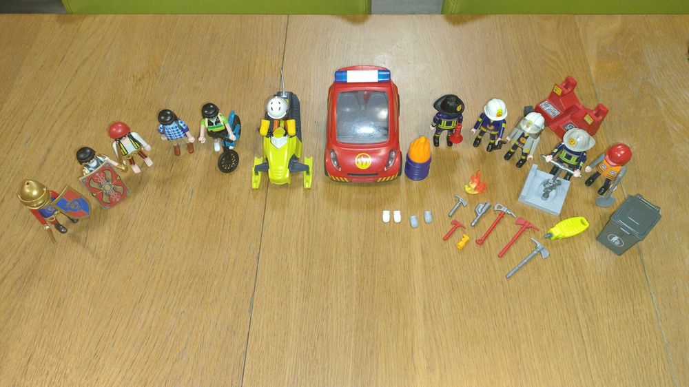 playmobil skuter sniezny straz pożarna rycerze pirat rower budowlaniec