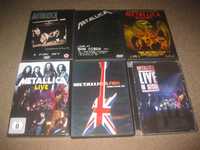 6 DVDs dos "Metallica"