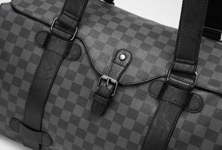 Чоловіча мужская стильная брендоваямодная сумка з відділом для взуття