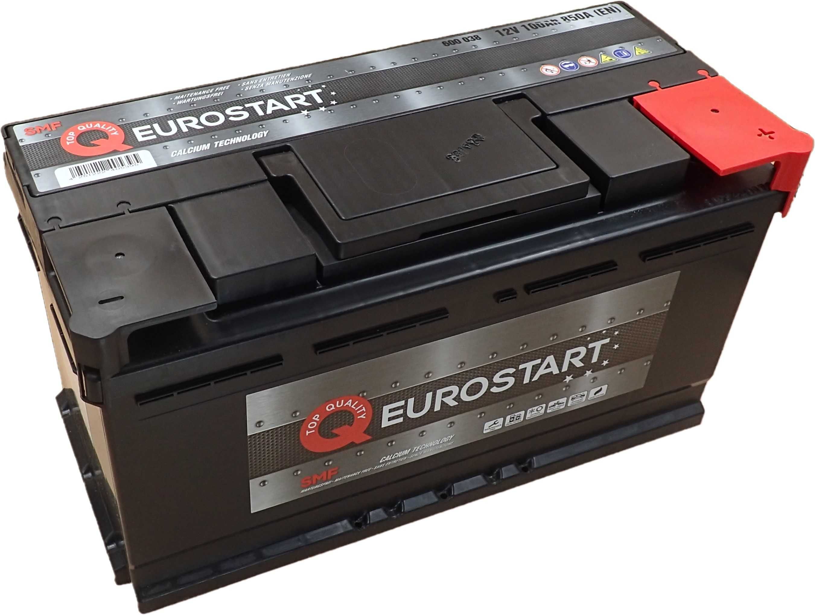 Akumulator 12V 100AH 850A Eurostart Nowy