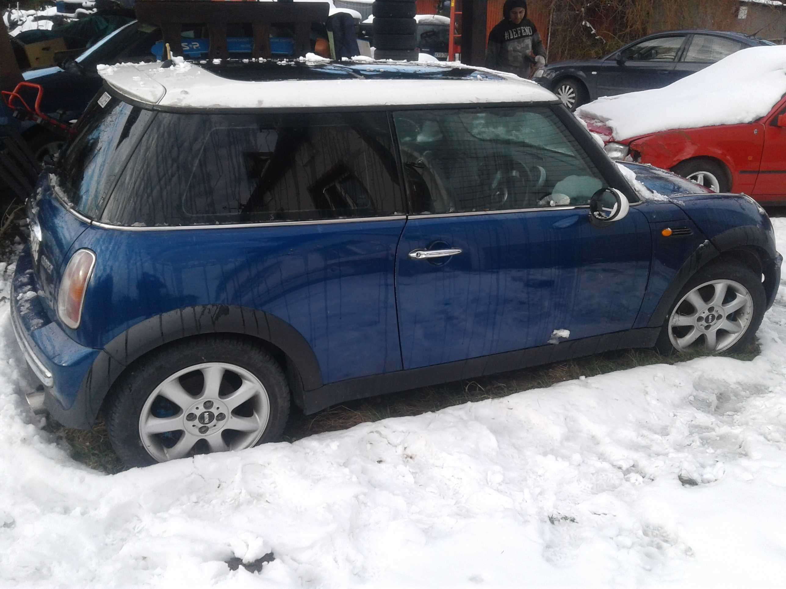 Mini Cooper R50 R52 Ćwiartka Tył Błotnik Prawy Tylny Zderzak Lampa