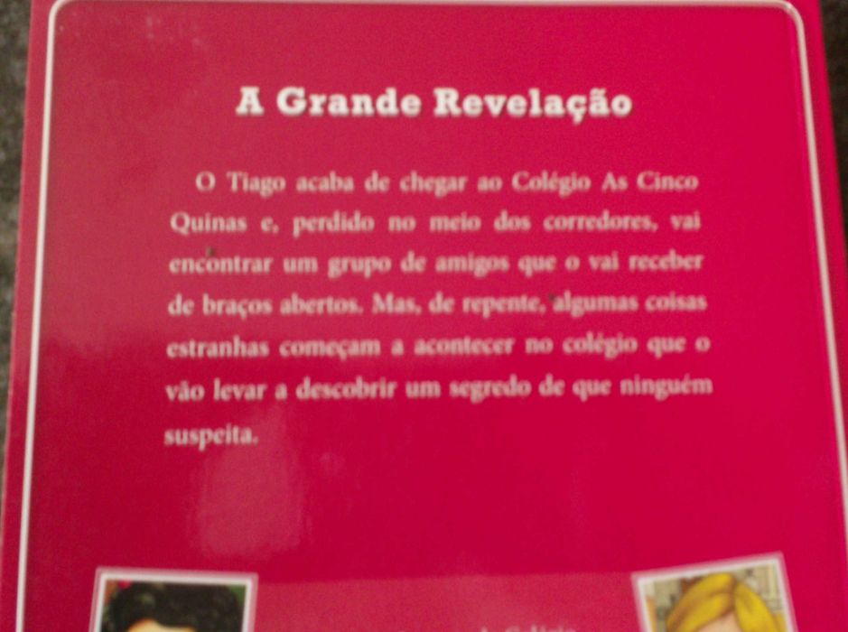 Livro da coleção As cinco Quinas, A grande revelação.