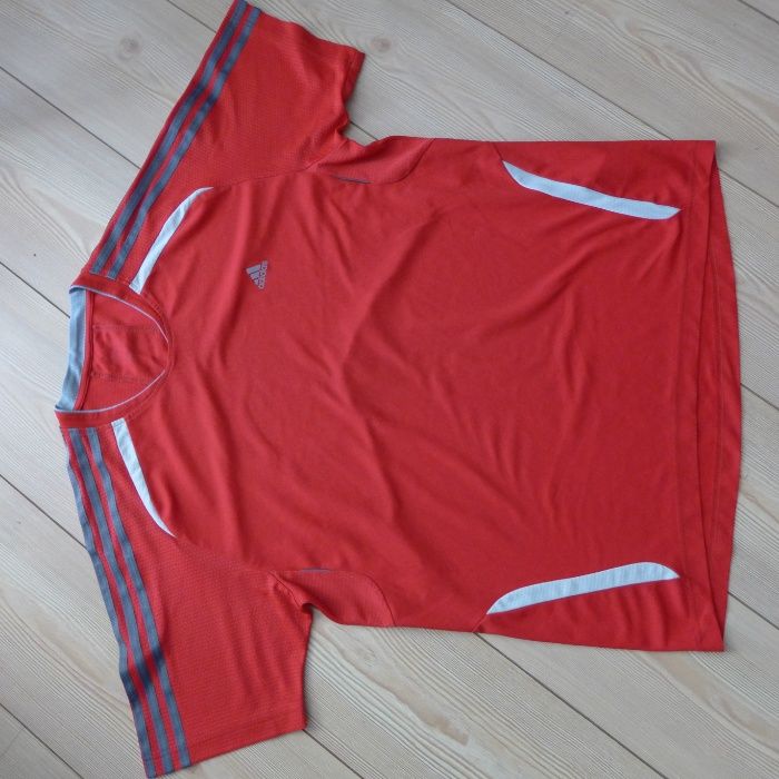 ADIDAS koszulka piłkarska bluzka techniczna CLIMACOOL oryginalna L M