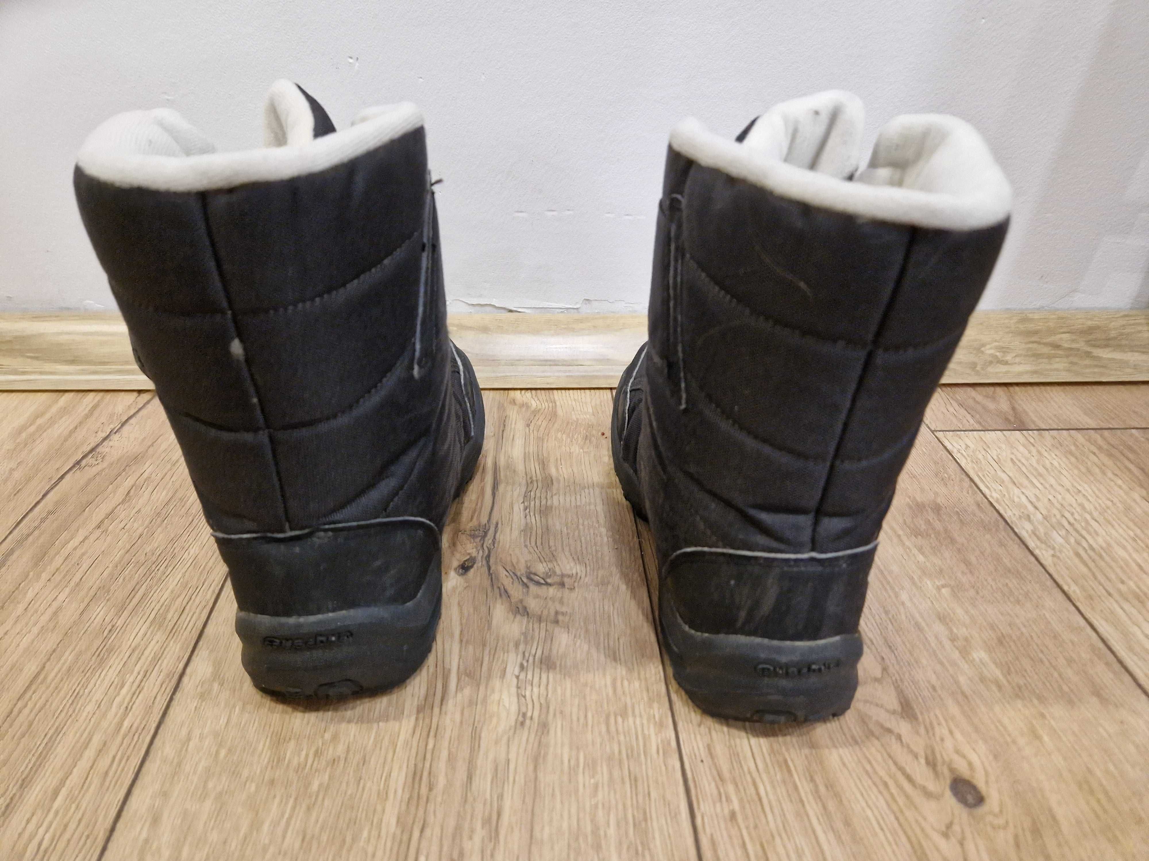 Buty zimowe, śniegowce, Quechua Waterproof SH100 Junior 36