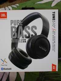 Навушники с микрофоном Bluetooth JВL 510 Bass black