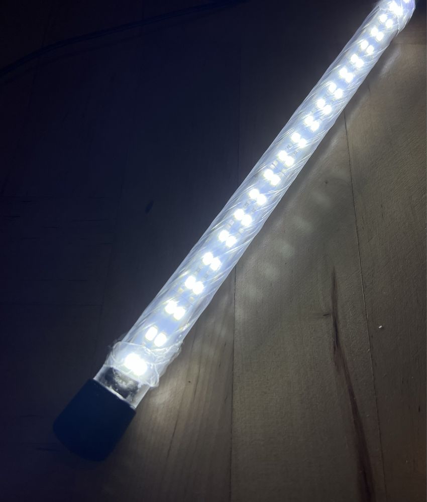 Tuba Świetlówka LED 92 cm Biała 8000k do akwarium z pokrywą.