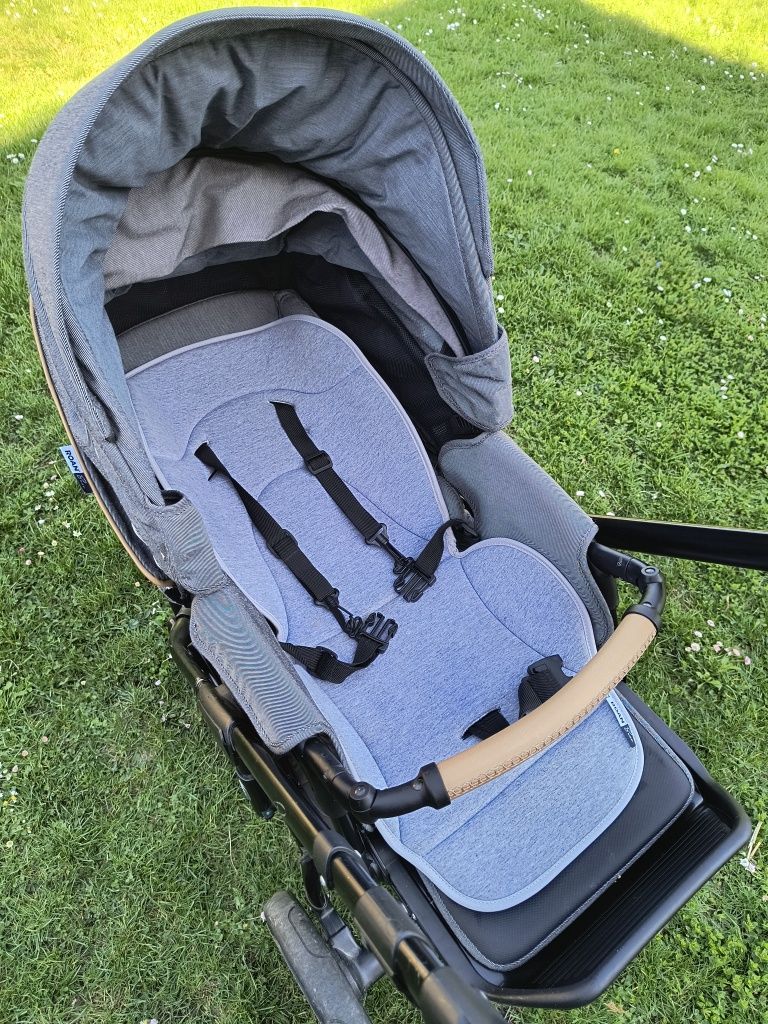 Wózek Roan Bass Soft 2w1 spacerówka gondola
