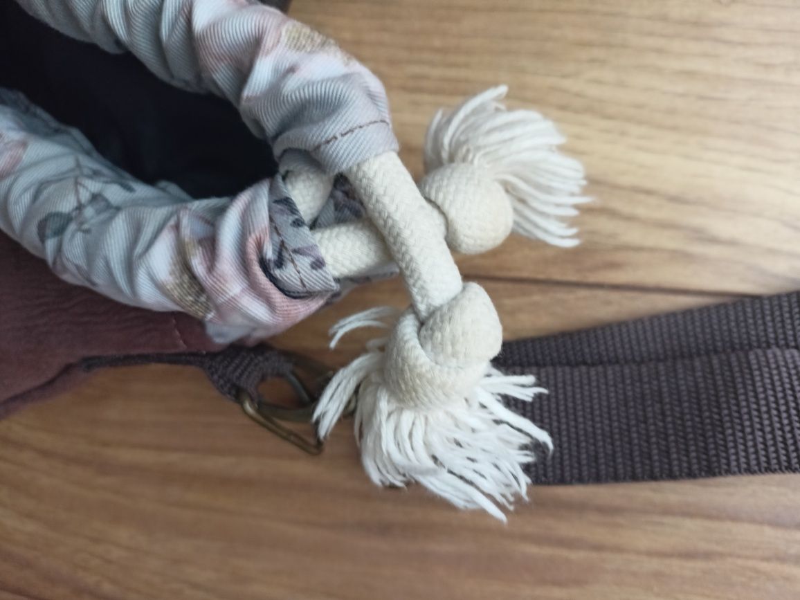 Baggage torebka worek eko skóra zamszowa A4