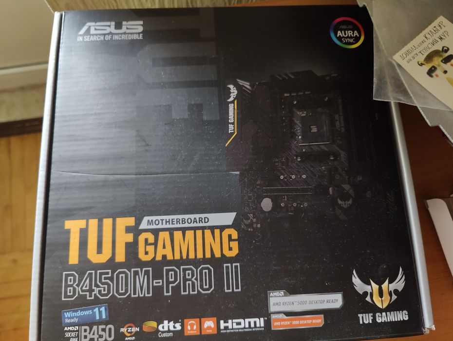 Материнская плата Asus TUF Gaming B450M-Plus II (sAM4, AMD B450)