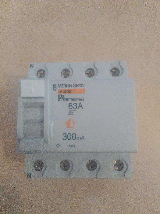 interruptor diferencial tetrapolar 63A 0.300mA