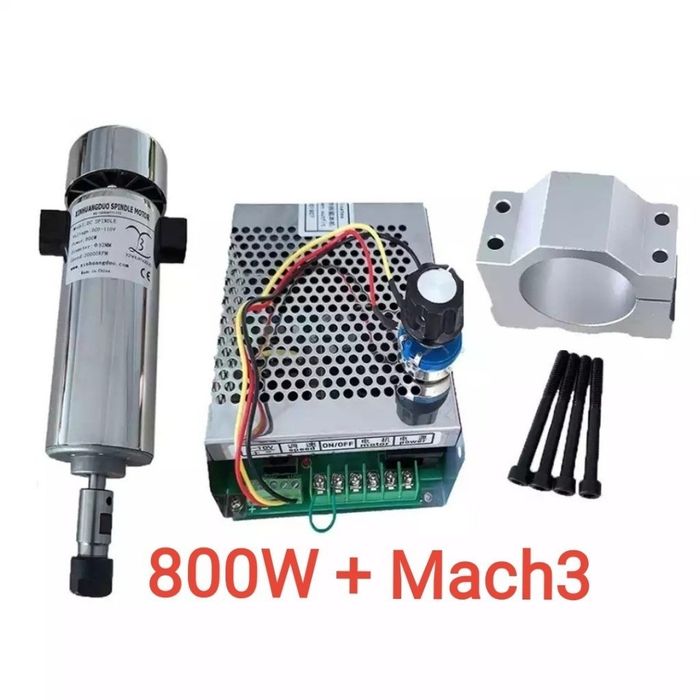 Wrzeciono do frezarki CNC 800W 0.8kW silnik ploter grawer