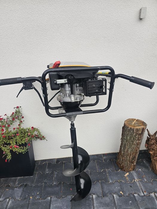 Świder spalinowy wiertnica do ziemi 6,5KM + wiertło 25cm