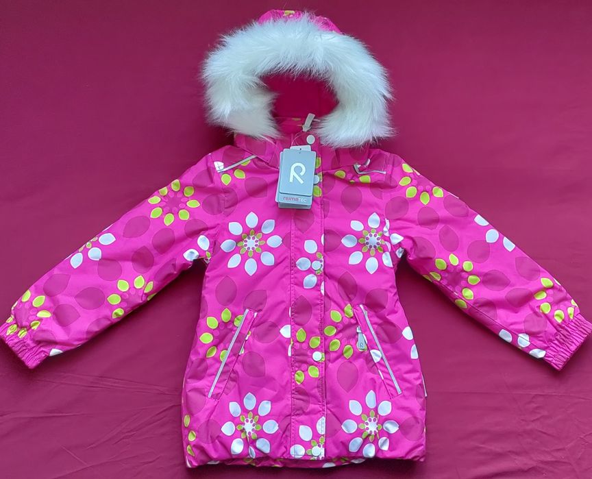 Новая зимняя куртка парка Reima Reimatec 110 +6см размер