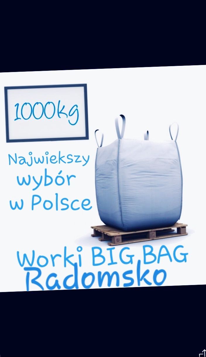 Worki big bag bagi 80x103x144 BigBag NAJWIĘKSZY WYBÓR w Polsce