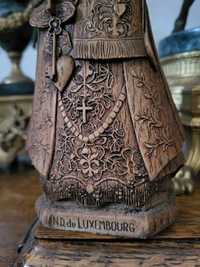 Drewniana rzeźba figurka Maryja z Luxemburgu Matka Boża