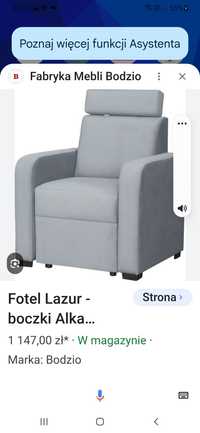 Sprzedam 2 fotele Lazur - nowe