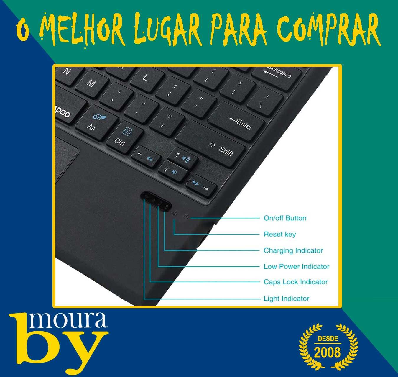 Teclado Touchpad Wireless Bluetooth para o Surface Pro 3