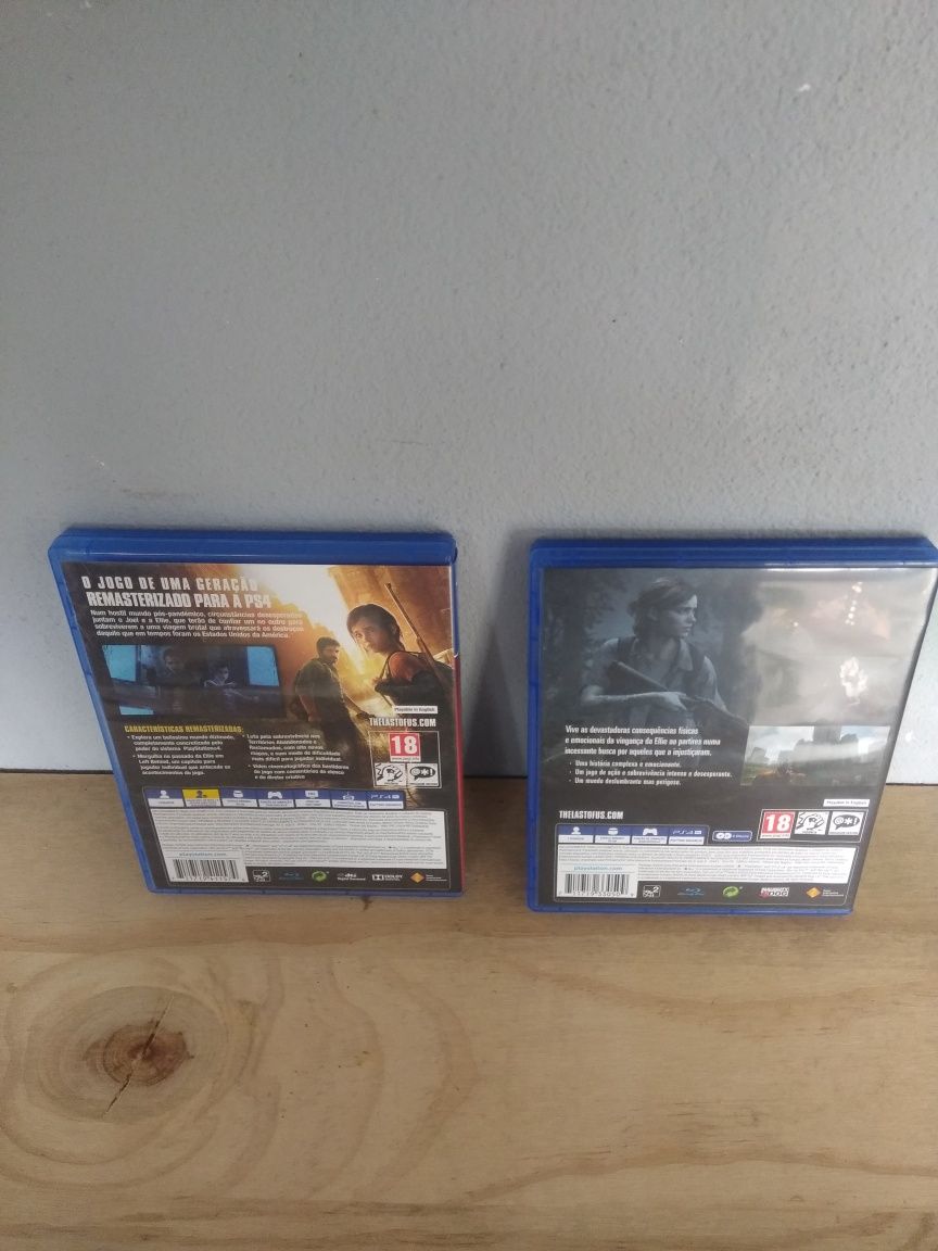 PS4 Jogo The Last Of US remastered e Parte 2 completo