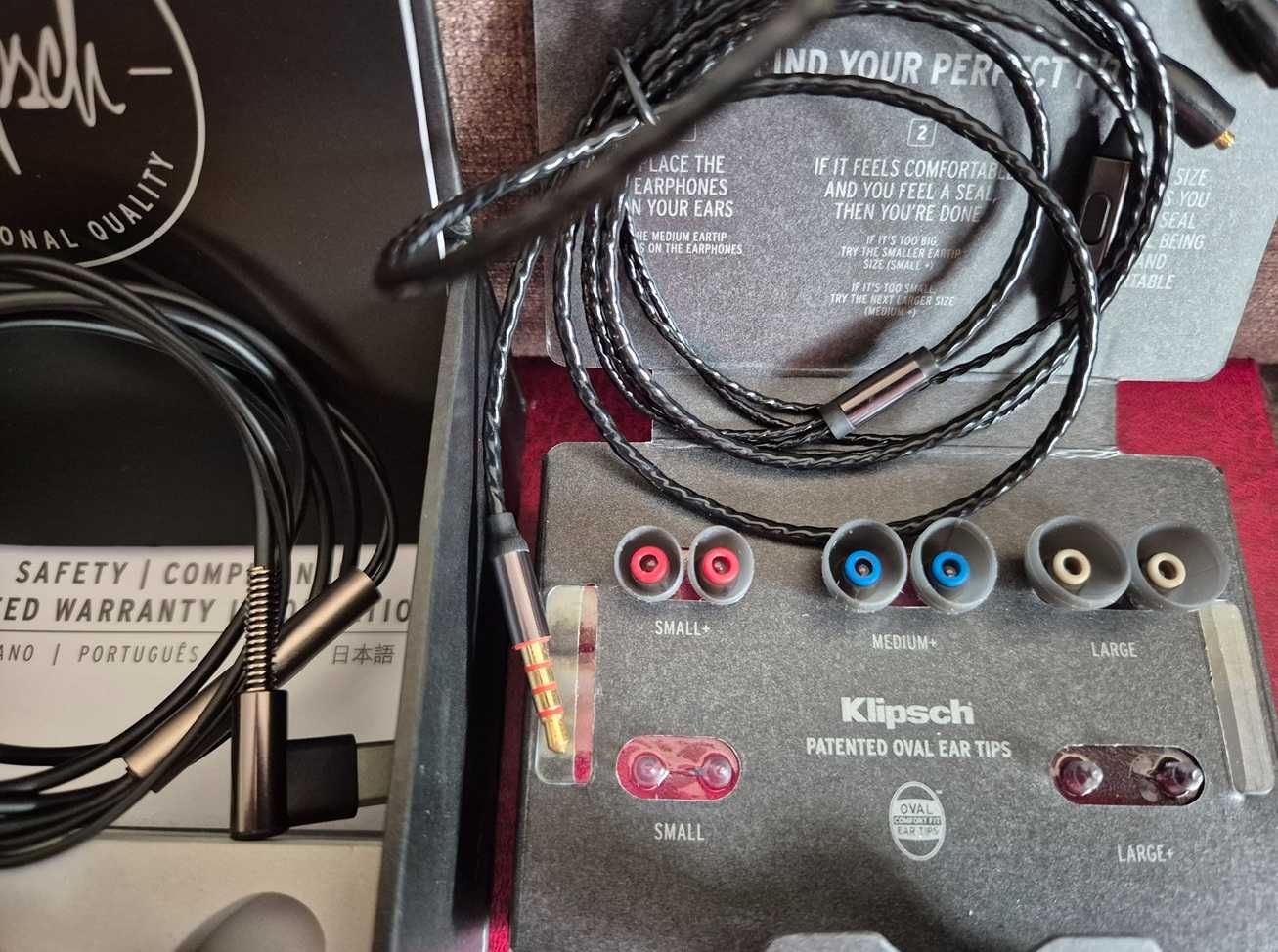 Słuchawki Klipsch T5 mmcx TYPE-C audio