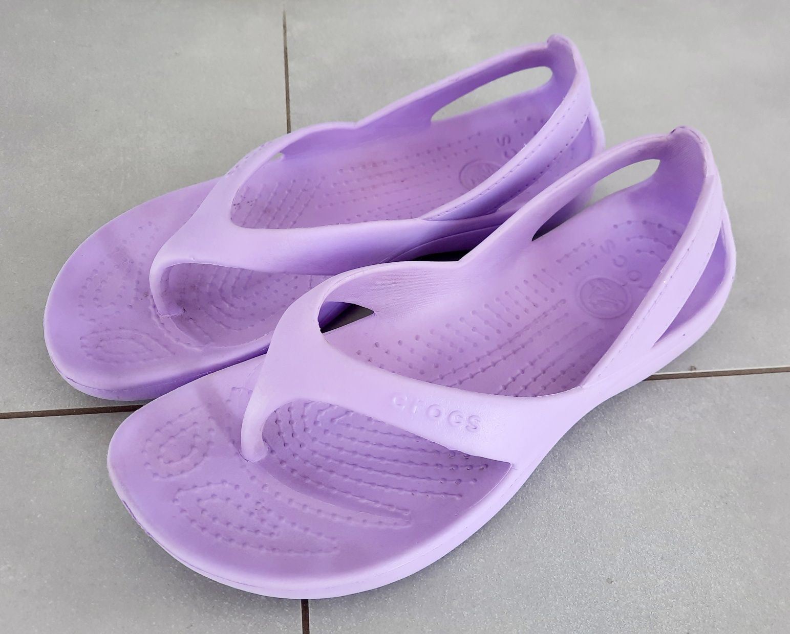 Crocs sandały piankowe japonki W9 W8 czyli 38 39