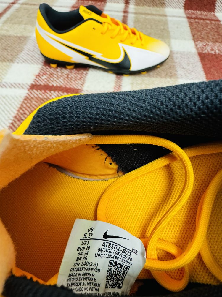 Копочки, бутси Nike Mercurial Vapor 13 (Оригінал), розмір 36