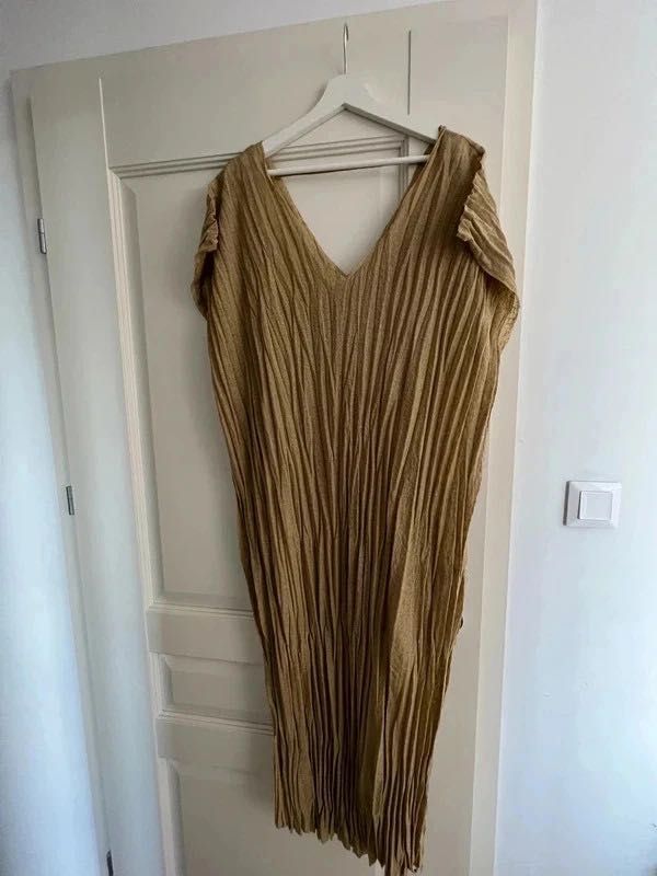 Sukienka oliwkowa massimo dutti xs s
