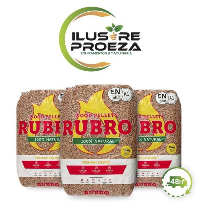 Pellets Rubro ENPlus A1 saco de 15kg - Certificadas
