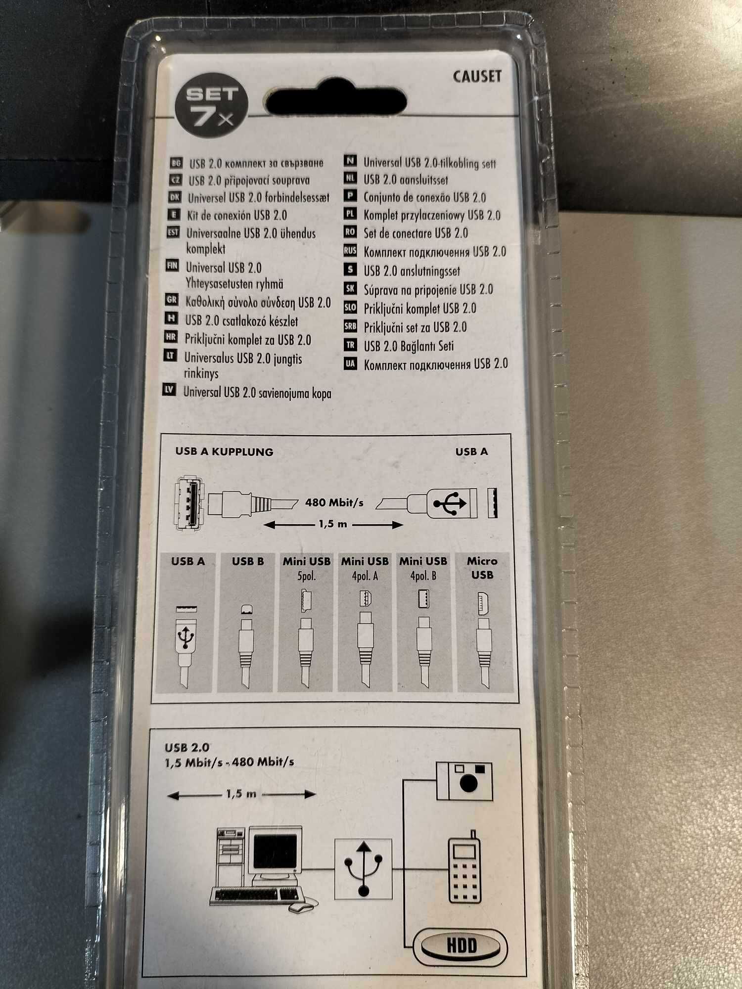 Komplet przełączników USB 2.0