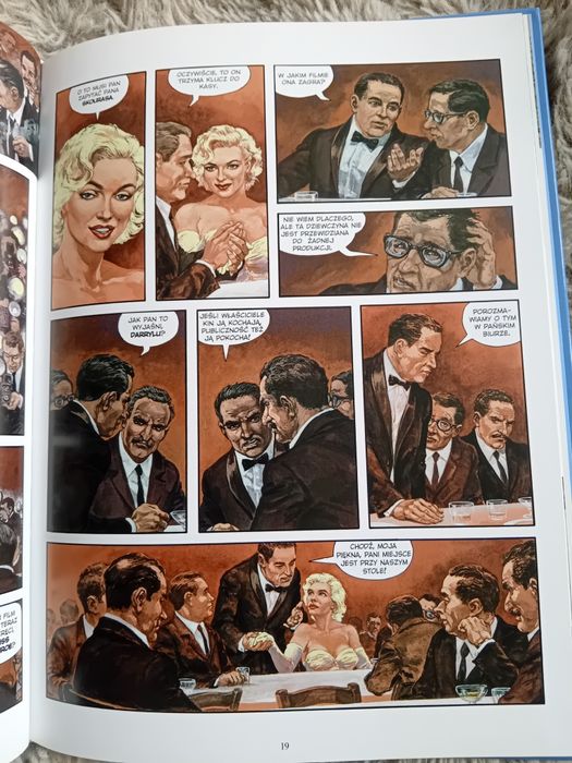 Spadająca gwiazda Marilyn Monroe komiks