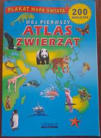 Mój pierwszy atlas zwierząt + 200 naklejek