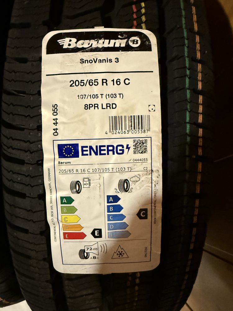 Nowe opony 205/65/16c bus zimowe 2025rok
