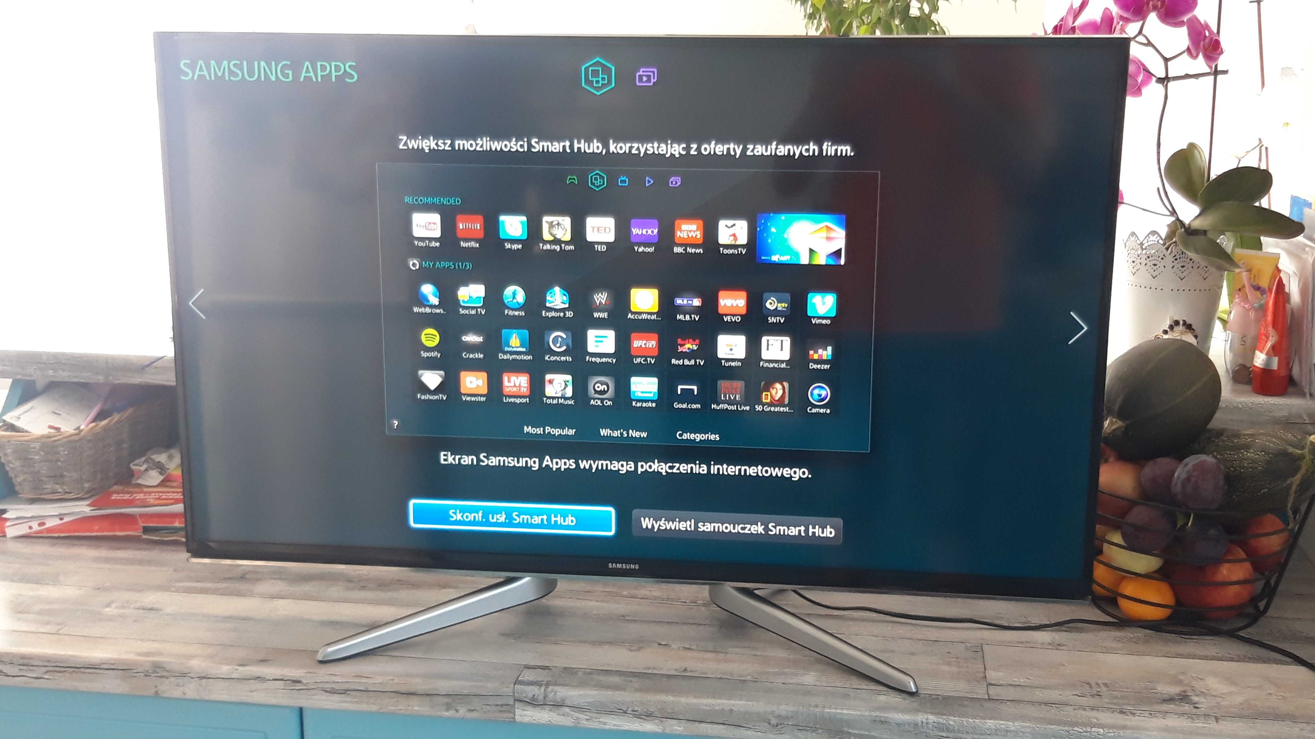 TV Led Samsung 40 cali smart tv wi-fi